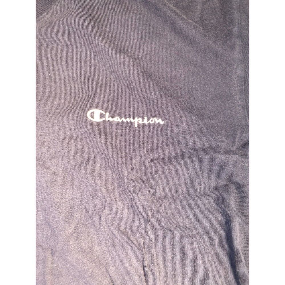 Champion Tee Shirt Mens Medium Navy Authentic Athletic Apparel V‎ Neck Pullover - Picture 3 of 6